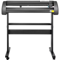 Nieuwe 28 inch volautomatische grafische snijplotter sticker- & vinylprinter met automatische contourfunctie voor het maken van papieren borden