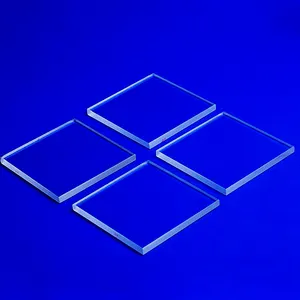 Customized Quartz Glass Disc Fused Silica Quartz Glass Sheet Optical Window Bk7 K9 Wafer Plate