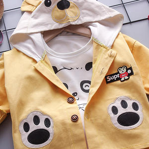 Conjuntos de Ropa para Niños al por Mayor, Estilo de Diseño de Moda, Sudaderas con Capucha y Pantalones Deportivos para Niños, Conjunto de 3 Piezas - Product Image 4