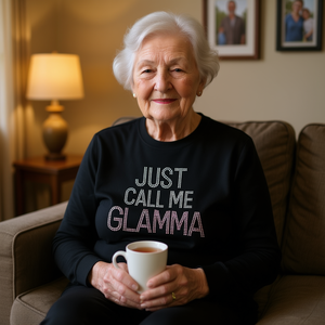 Maglietta a maniche lunghe Just Call Me Glamma per nonne - Product Image 3