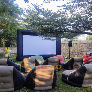 Schermo Gonfiabile da Esterno da 16 Piedi per Proiettore, Schermo Gonfiabile per TV e <span class=keywords><strong>Film</strong></span> con Ventilatore, Schermo Portatile per Home Theater - Product Image 2