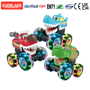 Camiones monstruo de <span class=keywords><strong>juguete</strong></span> de fricción de plástico con tracción en las 4 ruedas con prensa ligera Go Cars escala 1:16 regalo Unisex para niños - Product Image 1