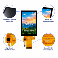 Modul LCD TFT IPS 3,5" Resolusi 320*480 Antarmuka SPI/MCU FT6336U CTP -20~70 ℃   Sudut Pandang Lebar untuk Layar Rumah Pintar