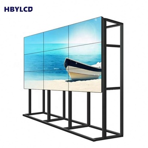 Panel LCD HBYLCD, <span class=keywords><strong>Precio</strong></span> de Fábrica, Pantalla LCD HD 4K de 49 Pulgadas sin Costuras para Video Wall, Solución de Video Wall 3x3 DID - Product Image 1