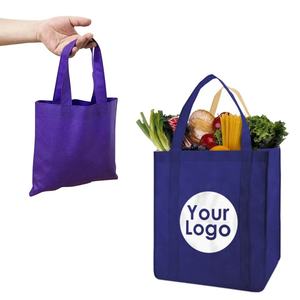 Wholesale Custom Personalized Non Woven Eco <b>Bag</b> Promotional <b>Reusable</b> Cloth Grocery Market Tote Custom <b>Bags</b> with logo Shopping - Product Image 4