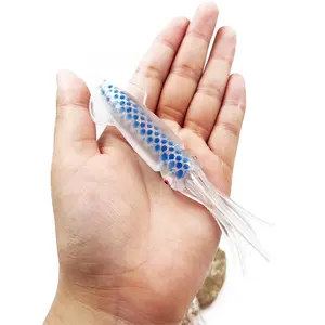 ALPHA New Design colorful luminous ocean boat sea plastic fishing squid shad soft lure