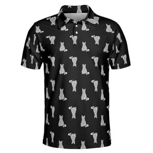 Polos de talla grande para hombre para Golf o logotipo bordado informal 100% poliéster Animal Golf camisetas para hombre - Product Image 2