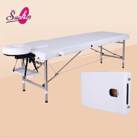 Sunkin Barre de massage pliable portable en acier inoxydable de haute qualité pour salon et spa