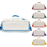 Sac de voyage portable en toile tendance pour le week-end, multicolore, pour le rangement des équipements de jeux en plein air