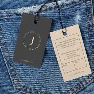 Miễn Phí Mẫu Tái Chế Nhãn Dập Nổi Hangtag Thời Trang Đặc Biệt Các Tông Chuỗi Quà Tặng Sang Trọng Tùy Chỉnh Quần Áo Hangtags Logo Riêng - Product Image 1