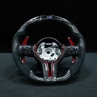 Volant personnalisé en fibre de carbone/cuir pour châssis E, compatible avec les modèles BMW E91 E90 E92 E93 E39 E46 E60 E61 E65 E66 E81 E82