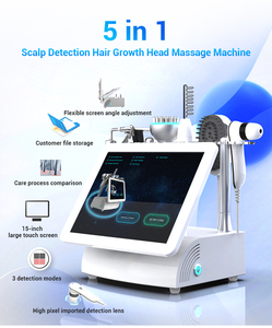 Portable Hair Spa Use 5 in 1 <b>Scalp</b> Care Massager <b>Brush</b> Handles Head Spa Use Skin Tester Analyzer - Product Image 5