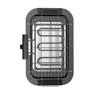 Grill électrique sans fumée avec table à fondue, style coréen, facile à nettoyer, pour usage domestique, grand modèle, barbecue de qualité professionnelle. - Product Image 4