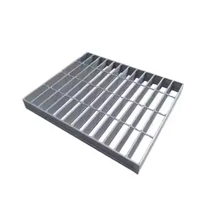 Hot dipped galvanized steel grating flat bearing bar welded stainless steel gully gratings