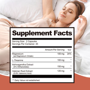 Cápsulas Rest Easy com Extrato de Raiz Valeriana para Bem-Estar Diário Equilibrado e Suporte Natural 90 Ct - Product Image 2