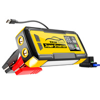 3000A 12V Jump Starter Mobil 100W PD Pengisian Cepat 32000mAh Penguat Baterai Power Bank Kabel Terintegrasi Macbook Laptop Truk Digital