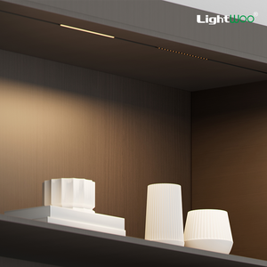 <span class=keywords><strong>Rail</strong></span> magnétique <span class=keywords><strong>LED</strong></span> 24V R90 3CCT 1.5W 6W pour vitrine de bijoux, système ultra-plat 8mm, idéal pour hôtels modernes - Product Image 6