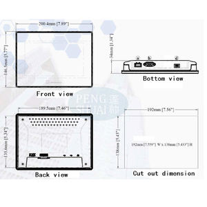 Controlador de Lavadora-Extractora Eléctrico KH3420A con Pantalla Táctil Gráfica Completa, Compatible con Operación Automática y Manual, RS485, 220V, para Hoteles - Product Image 6