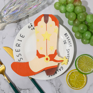Custom Shaped Party Napkins Printed Disposable Paper Napkins For Party 330mm X 400mm Alien Design 20 Sheets Per Pack - Product Image 1