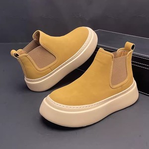 High Top White <b>Shoes</b> 2025 New Fashionable Thick Sole with <b>Increased</b> <b>Height</b> Inside Outdoor Sports and Leisure Board <b>Shoes</b> - Product Image 4