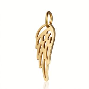 Joyería de Moda, Colgante de Ala de Ángel de Acero Inoxidable Chapado en Oro/Oro Rosa/Plata de 0.8*5mm - Product Image 4
