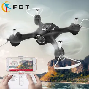 Quadcopter Rc Syma X23 X23W Drone rotasi 3D, pesawat tahan ketinggian dengan Wifi Fpv kamera Real-Time 0,3 MP