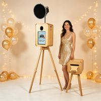 Nouvelle Arrivée en Gros : Cabine Photo Tactile Double Face 18,5 Pouces pour Mariage avec PC Intégré