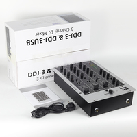DDJ-3 2025 Mixeur DJ USB Professionnel Système Sonore Nouvelle Arrivée avec Fonction MP3 BT Cartes Son et Mixeurs Audio