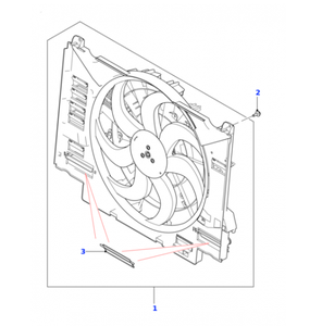 สินค้าขายดี 850W 12V หม้อน้ํารถยนต์พัดลมใบมีดสําหรับ <span class=keywords><strong>Land</strong></span> <span class=keywords><strong>Rover</strong></span> F-TYPE OEM T4A15308 T4A30644 - Product Image 3