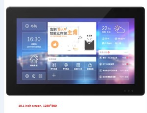 <span class=keywords><strong>Interphone</strong></span> vidéo <span class=keywords><strong>sans</strong></span> <span class=keywords><strong>fil</strong></span> ZigBee Écran tactile de 10 pouces Moniteur d'intérieur Terminal de contrôle domotique - Product Image 2
