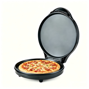 Machine à pizza électrique 12,5 pouces 1450W multifonctionnelle, plaque à pizza antiadhésive miniature pour la maison - Product Image 3