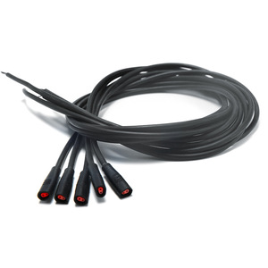 M8 2P <b>Waterproof</b> <b>Cable</b> Plug In DC Connector For Shared Bicycle Signal Use PVC Material Brand New - Product Image 1