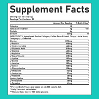 Poudre de café aux champignons en marque blanche OEM contenant de la glycine et de la proline pour stimuler la concentration mentale et améliorer la santé intestinale