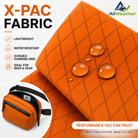 Sac bandoulière réglable imperméable en tissu technique X-PAC VX21 résistant aux intempéries - Sac de voyage léger en nylon 220 g/m²