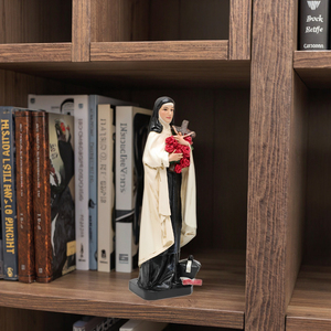 Figura Decorativa de Resina Personalizada de la Virgen María, Pintada a Mano, Modelo Católico Religioso de Santa <span class=keywords><strong>Teresa</strong></span>, Decoración Navideña para el Hogar, Modelo Coleccionable para Exteriores - Product Image 5