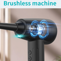 Pistolet à air comprimé sans fil Souffleur de poussière électrique Brosse de nettoyage d'ordinateur Outils et accessoires de nettoyage portables Multifonction