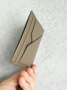 Minimalist Genuine Leather Men's Card Holder Ultra-thin Multi-Slot Bank Card Sleeve Business Gift <b>Wallet</b> Wholesale - Product Image 4