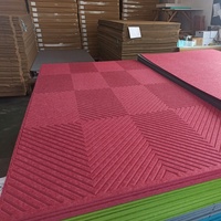 Panneaux acoustiques décoratifs modernes en PET, panneaux muraux absorbants le son pour les bureaux, les hôtels, les écoles, les intérieurs