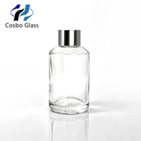 Bouteille en verre de haute qualité, 50 ml, 100 ml, pour diffuseur de parfum, luxe, directement de l'usine