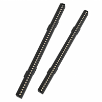 Luminaire linéaire LED à double tube commercial, 120 °   Rail d'éclairage orientable UGR 19 IP20 en aluminium pour stand d'exposition et boutique