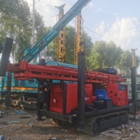 Plateforme de forage de puits d'eau d'occasion JKL300 avec moteur YUCHAI et tour de 6,6 m à vendre