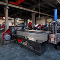 Machine à granulés plastiques PB150 |   Diamètre de vis de 150 mm |   Couverture en acier inoxydable et chauffage en céramique |   Granulateur de recyclage PE PP