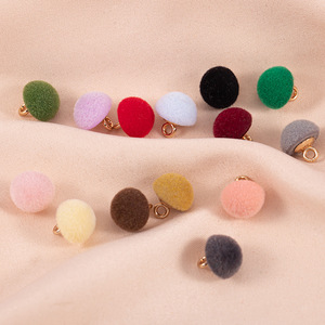 Dễ thương nửa vòng đổ xô xử lý nút áo len trẻ em cho phụ nữ trang trí với nút nấm nhựa nút quần áo sang trọng - Product Image 4