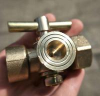Vanne à aiguille miniature en laiton MFB102 1/4\" NPT mâle x NPT femelle Vanne et raccord