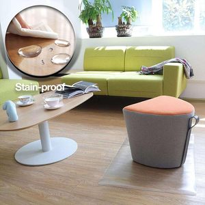 Alfombrilla de protección de suelo para silla de oficina de PVC transparente, alfombrilla de uso doméstico para silla de escritorio de 1,8mm con embalaje de pedido por correo - Product Image 6