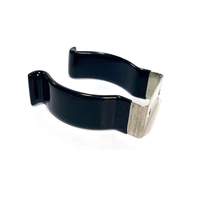 Outil de base en fer à ressort en U en PVC noir et en acier inoxydable de style bobine pour usage industriel