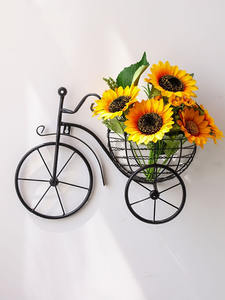 <span class=keywords><strong>Maceta</strong></span> colgante de pared estilo bicicleta, soporte de Metal para <span class=keywords><strong>maceta</strong></span> de hierro para jardín, boda y fiesta - Product Image 3