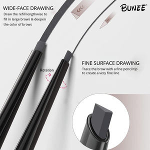 Crayons à sourcils longue tenue, imperméables, vegan, dorés, fins, pour votre propre marque, personnalisables, étiquette privée - Product Image 3