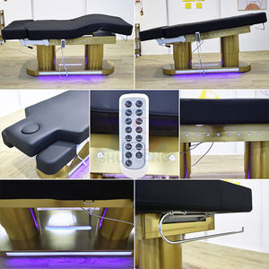 Nuovo arrivo di lusso 4 motori elettrico lettino da massaggio cosmetico salone mobili elettrico letto di bellezza con controllo laterale sinistro - Product Image 2
