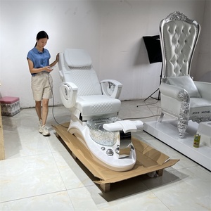 Kisen Vintage Cheap Foldable Massage Spa Pedicure <b>Chair</b> on Platforms Fast Delivery for Beauty Spa Salon Furniture - Product Image 1